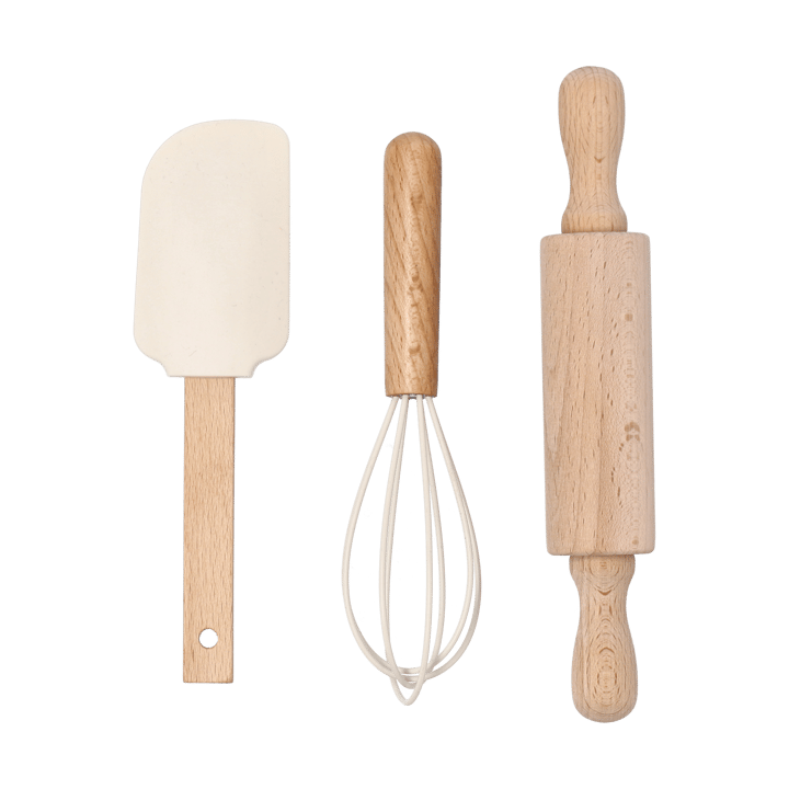 Nordwik Backutensilien aus Silikon 3-teilig, Creme. Nordwik