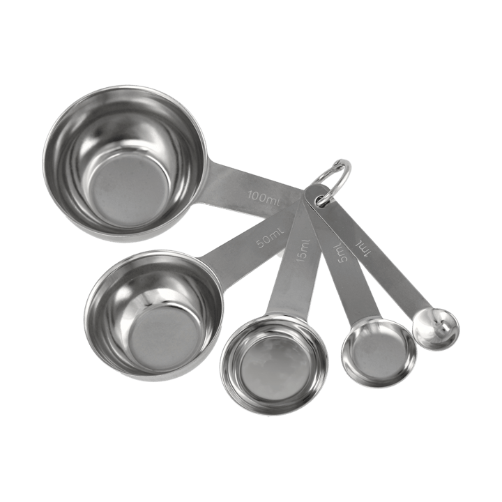 Nordwik Messlöffel-Set 5-teilig, Edelstahl Nordwik