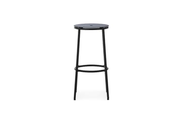 Circa Barstuhl 75cm - Schwarz Aluminium - Normann Copenhagen