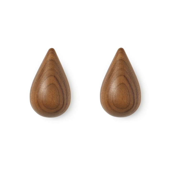 Dropit knopp 2er Pack Walnuss - Leinen - Normann Copenhagen