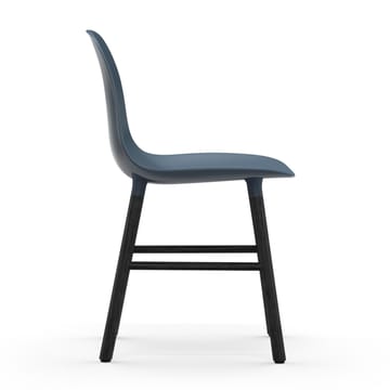 Form Stuhl schwarze Beine - Blau - Normann Copenhagen