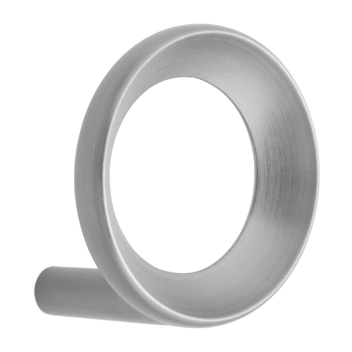 Loop Haken small Ø 4,4 cm - Brushed Zinc - Normann Copenhagen