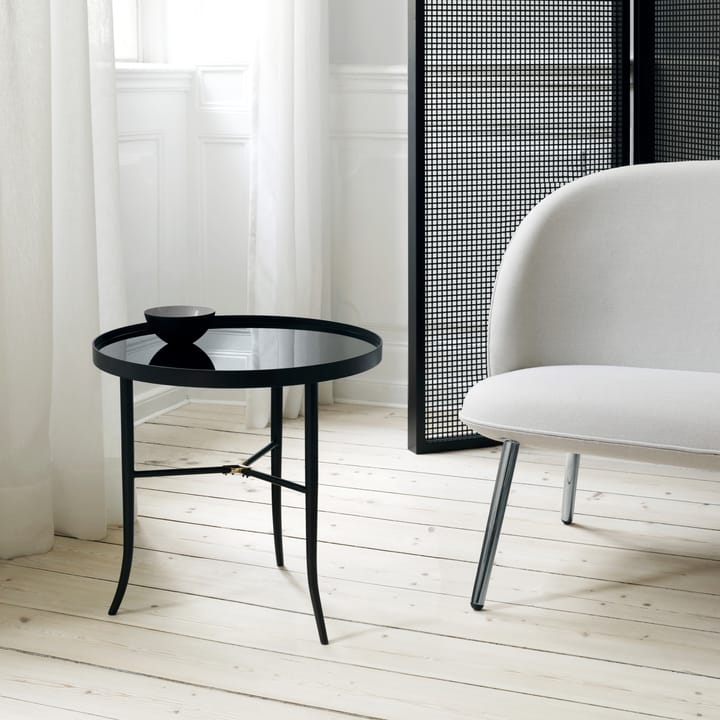 Lug Beistelltisch Ø50 cm, Schwarz Normann Copenhagen