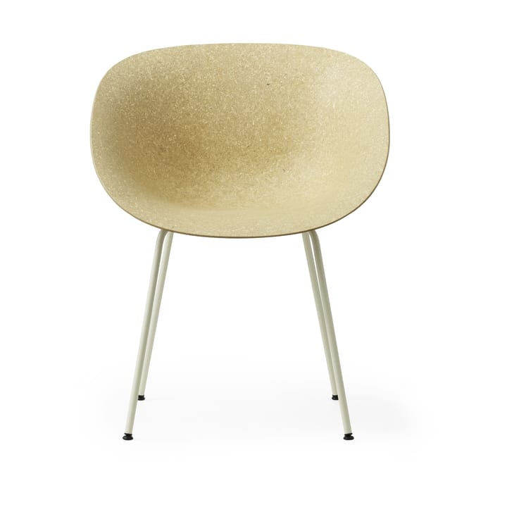 Mat Armchair Sessel, Hemp-cream steel Normann Copenhagen