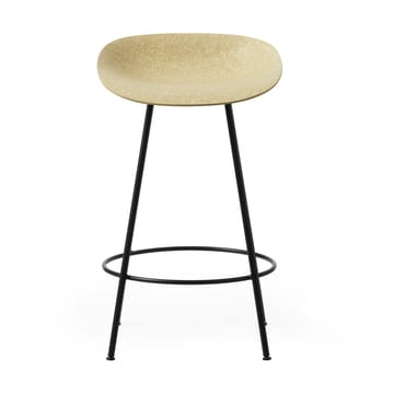 Mat Barstool Barhocker 65 cm - Hemp-black steel - Normann Copenhagen