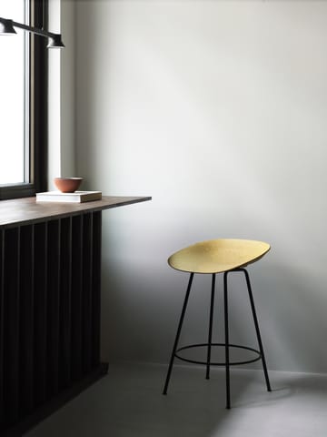 Mat Barstool Barhocker 65 cm - Hemp-black steel - Normann Copenhagen