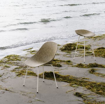 Mat Barstool Barhocker 65 cm - Seaweed-cream steel - Normann Copenhagen