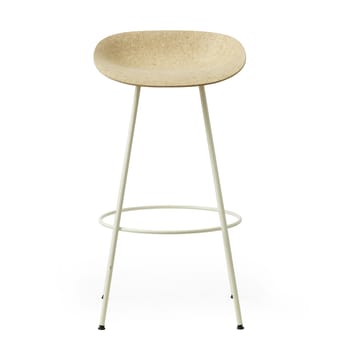 Mat Barstool Barhocker 75 cm - Hemp-cream steel - Normann Copenhagen