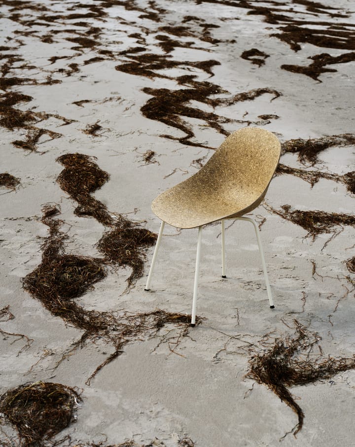 Mat Chair Stuhl, Seaweed-cream steel Normann Copenhagen