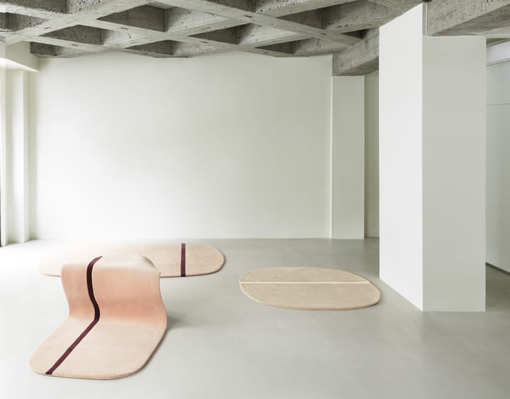 Oona Teppich 140 x 140cm, Sand Normann Copenhagen