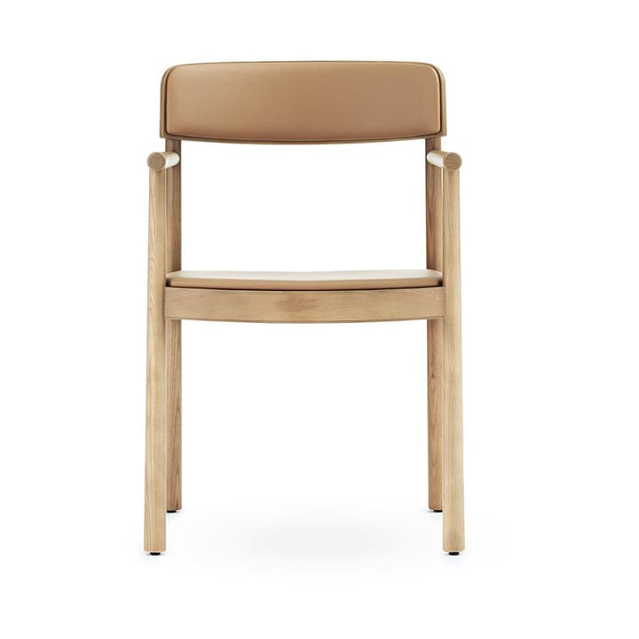 Timb Sessel mit Sitzkissen, Tan/ Ultra Leather - Camel Normann Copenhagen