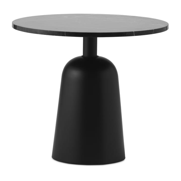 Turn verstellbarer Tisch Ø55cm, Schwarzer Marmor Normann Copenhagen