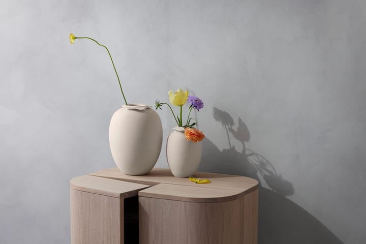 Brim Vase 18cm, Beige Northern