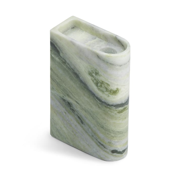 Monolith Kerzenhalter medium, Mixed green marble Northern