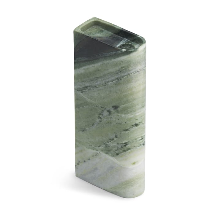 Monolith Kerzenhalter tall, Mixed green marble Northern