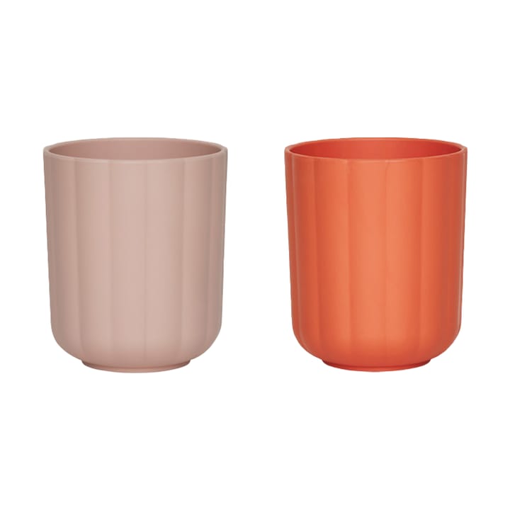 Pullo Becher 2er-Pack, Rose-Apricot OYOY