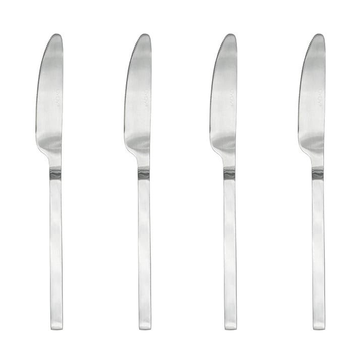 Yuka Messer 4er-Pack - Brushed Steel - OYOY