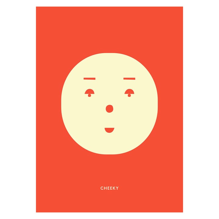 Cheeky Feeling Poster, 30 x 40cm Paper Collective