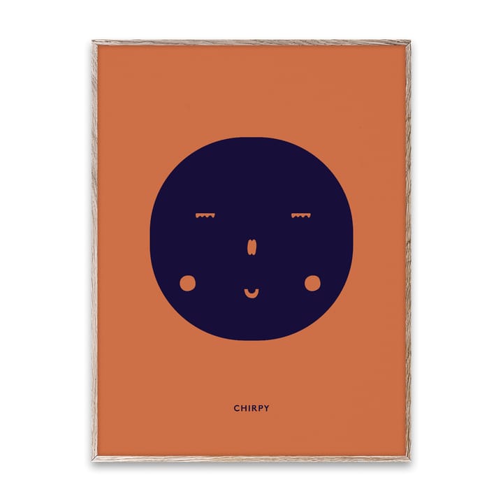 Chirpy Feeling Poster, 50 x 70cm Paper Collective