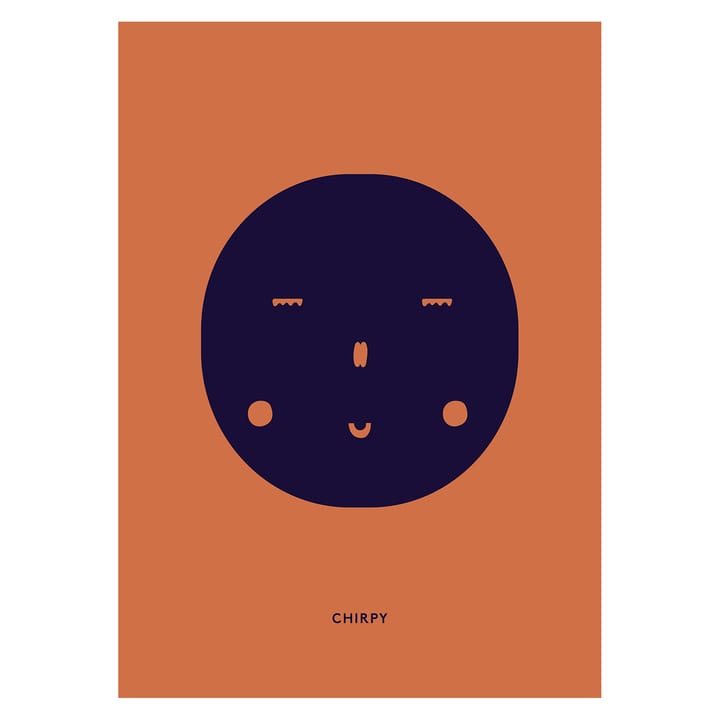 Chirpy Feeling Poster, 50 x 70cm Paper Collective