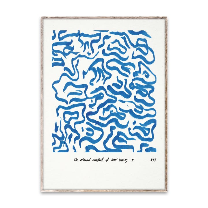 Comfort - Blue Poster, 50 x 70cm Paper Collective