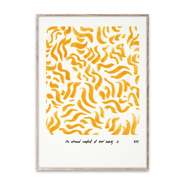 Comfort - Yellow Poster, 50 x 70cm Paper Collective