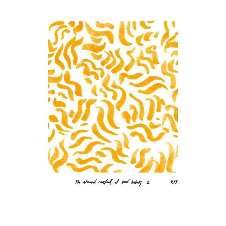 Comfort - Yellow Poster, 50 x 70cm Paper Collective