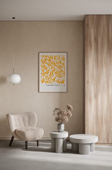 Comfort - Yellow Poster - 50 x 70cm - Paper Collective