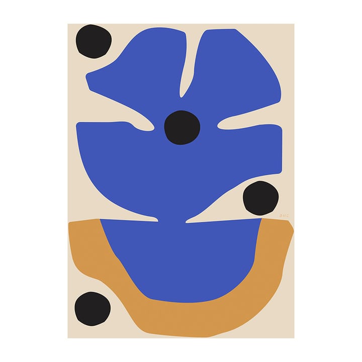 Flor Azul Poster, 50 x 70cm Paper Collective