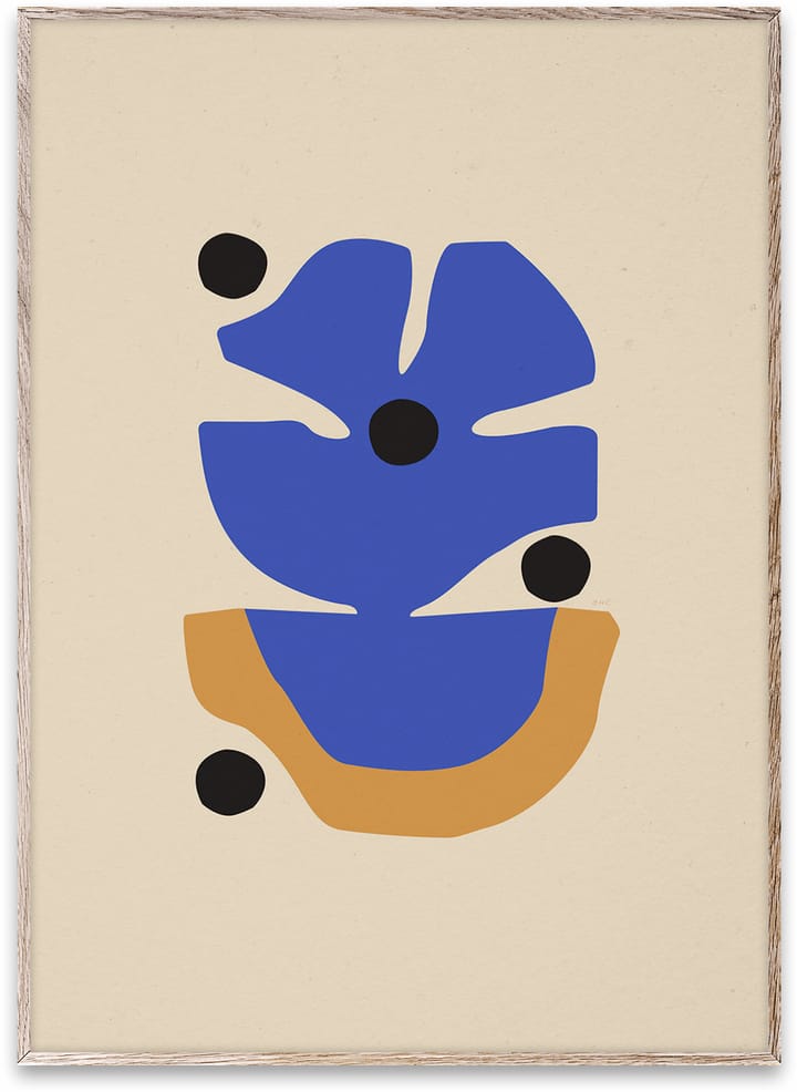 Flor Azul Poster, 50 x 70cm Paper Collective