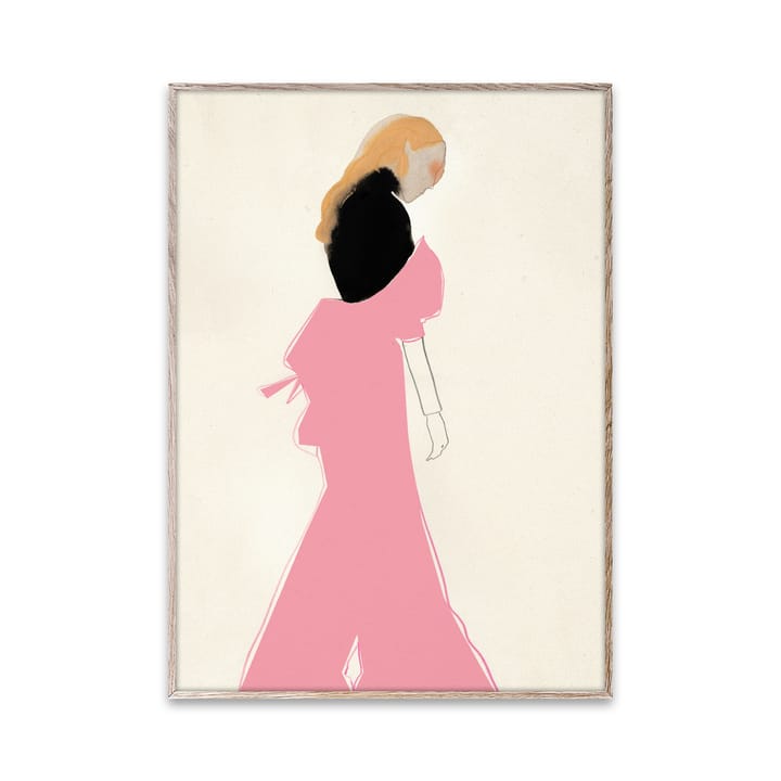 Pink Dress Poster, 30 x 40cm Paper Collective