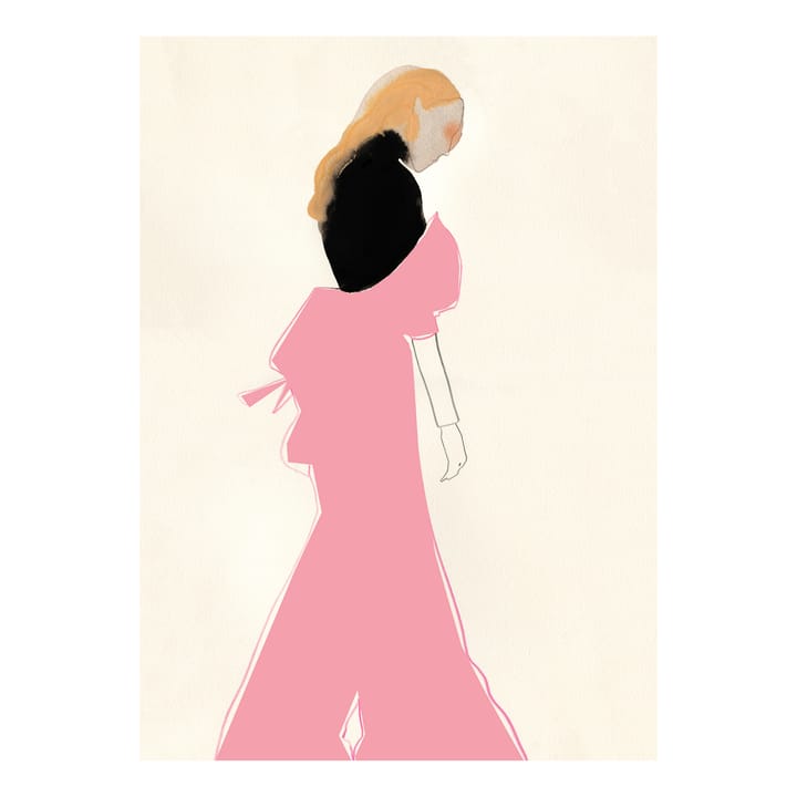 Pink Dress Poster, 50 x 70cm Paper Collective