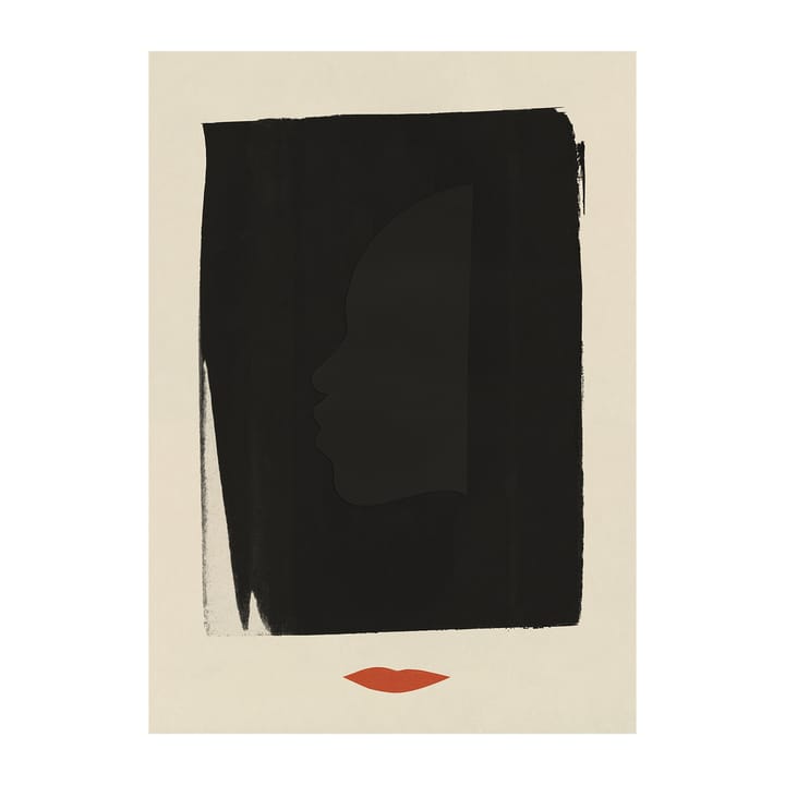 Red Lips Poster, 30 x 40cm Paper Collective