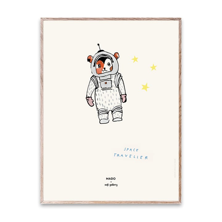 Space Traveller Poster, 30 x 40cm Paper Collective