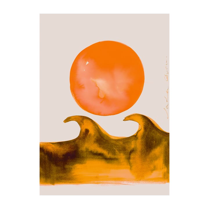 Sunset Waves Poster, 50 x 70cm Paper Collective