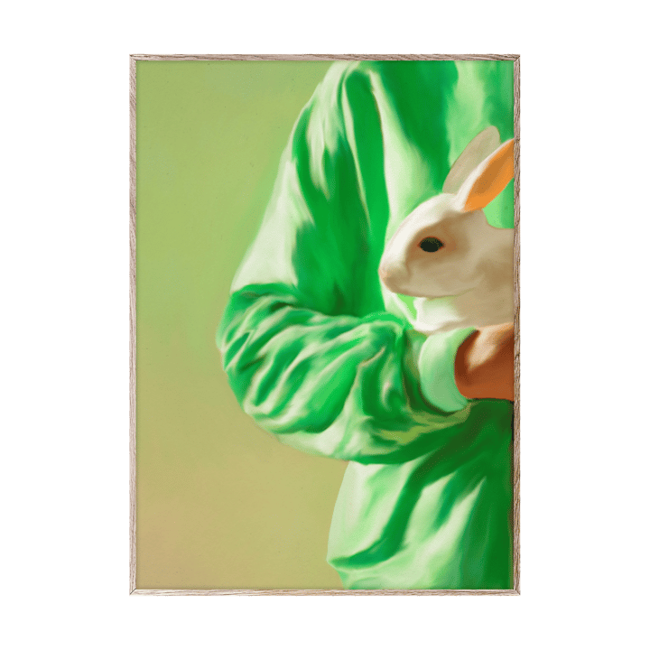 White Rabbit Poster, 30 x 40cm Paper Collective