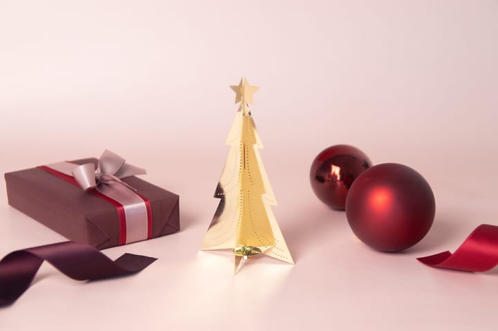 Tisch-Weihnachtsbaum klein 12 cm, Gold Pluto Design