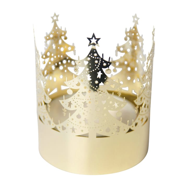 Weihnachtsbaum-Kerzenhalter Medium, Gold Pluto Design