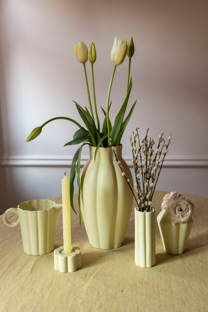 Birgit Vase 35cm, Pale Yellow PotteryJo