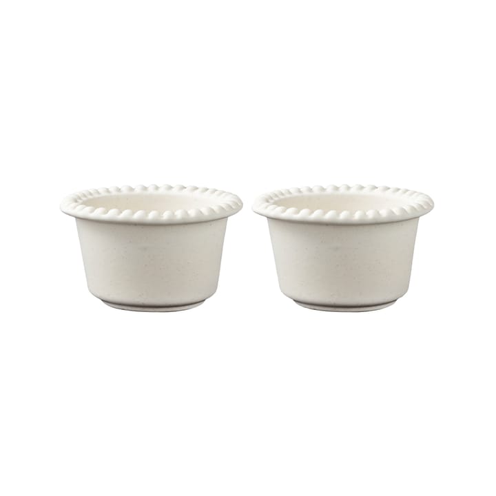 Daria kleine Schale Ø12cm 2er Pack, Cotton white PotteryJo