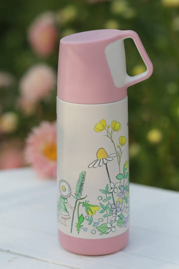 Elsa Beskow Blomsterfesten Thermos 35 cl - Weiß - Rätt Start