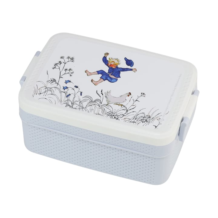 Emil i L�önneberga Lunchbox 8x18,5 cm - Blau-Weiß - Rätt Start