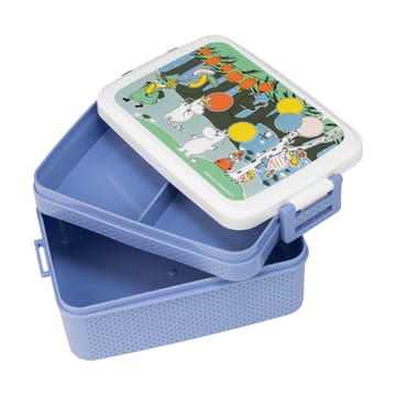 Mumin Festlichkeiten Lunchbox 8x18,5 cm - Blau-weiß - Rätt Start