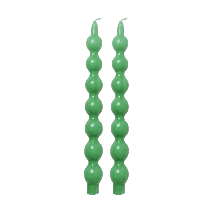 Rice Kerze 30,2 cm 2er-Pack, Green RICE