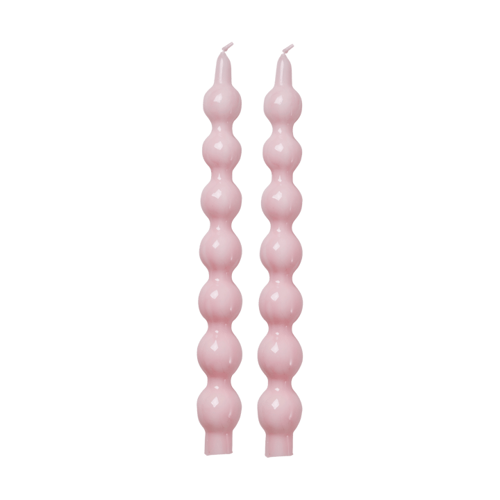 Rice Kerze 30,2 cm 2er-Pack, Soft pink RICE