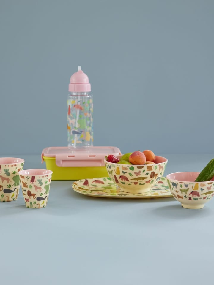 Rice Kinderbecher Melamin, Sweet Jungle Print-Soft Pink RICE