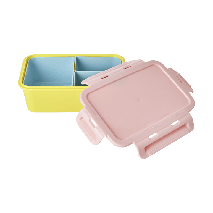 Rice Lunchbox mit 3 Fächern, Soft yellow RICE