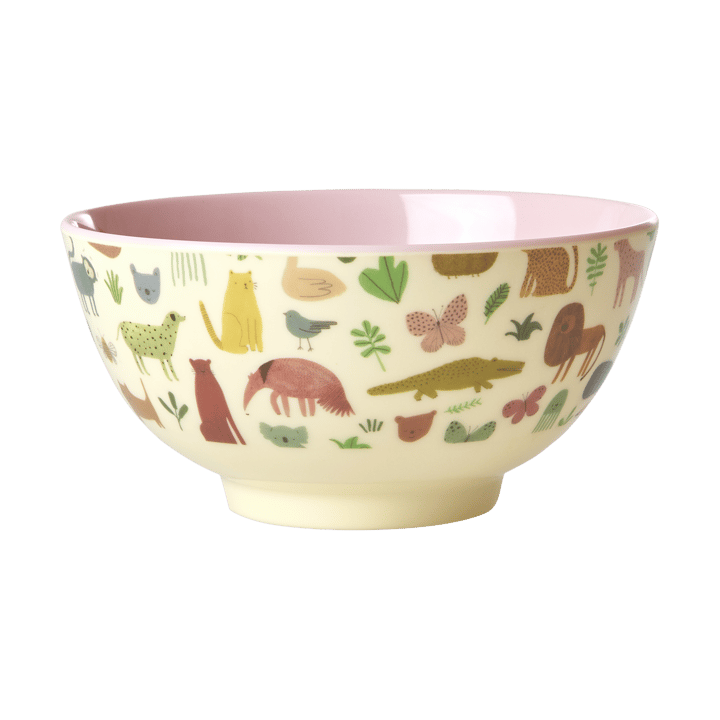 Rice Melaminschale medium, Sweet Jungle Print-Soft Pink RICE