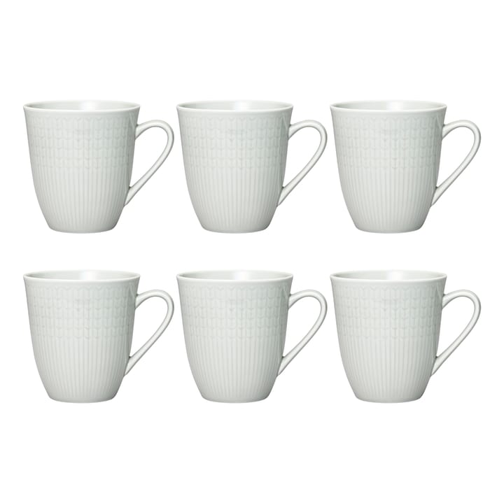 Swedish Grace große Tasse 6er Pack Nebel (grau) - undefined - Rörstrand