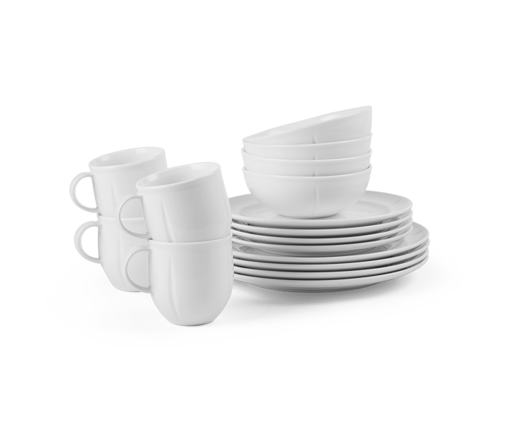 Grand Cru Soft Service-Set weiß 16-teilig, Weiß Rosendahl